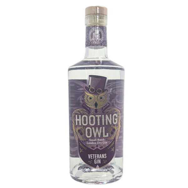 Hooting Owl Veterans Yorkshire Gin ''Smooth & Strong'' 48% (70cl)